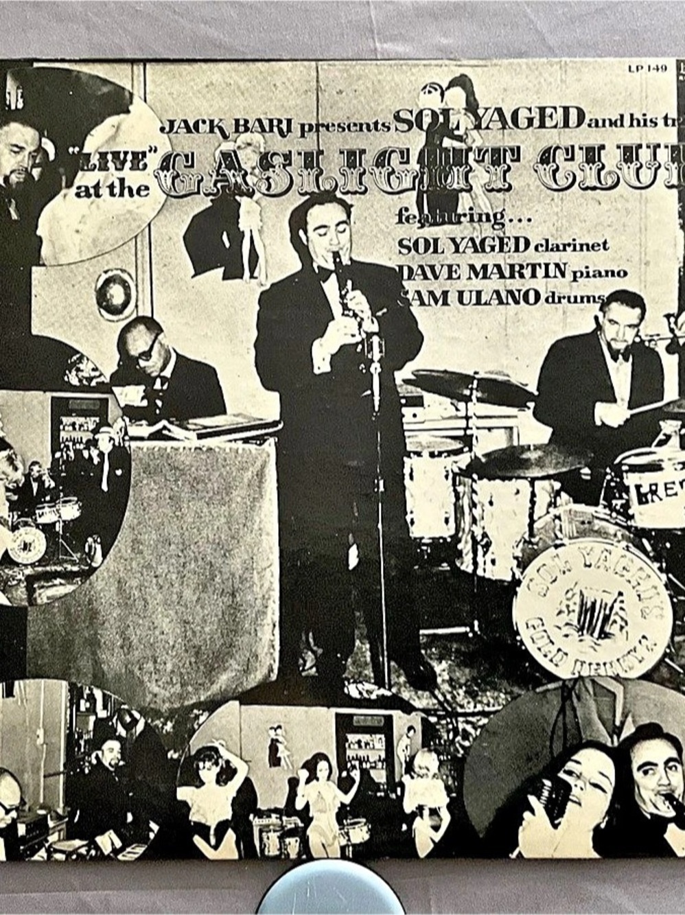 Jazz LP Sol Yaged And His Trio At The Gaselight Club! - Signed By Sol Yaged!